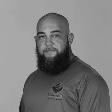 Man with a beard in a T-shirt